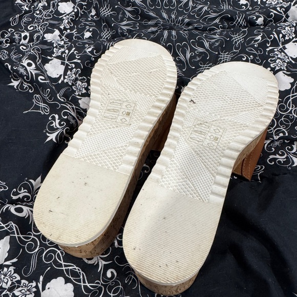 Call It Spring Tan Platform Slides - Picture 4 of 4